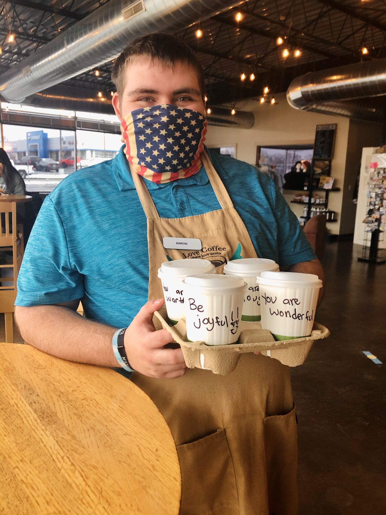 Love Coffee cup notes